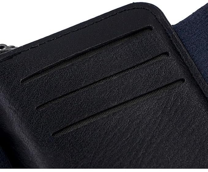 Leather Card Wallet,11 Card Slot