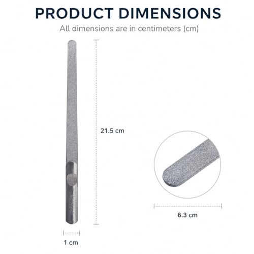 Midazzle Stainless Steel Nail Filer