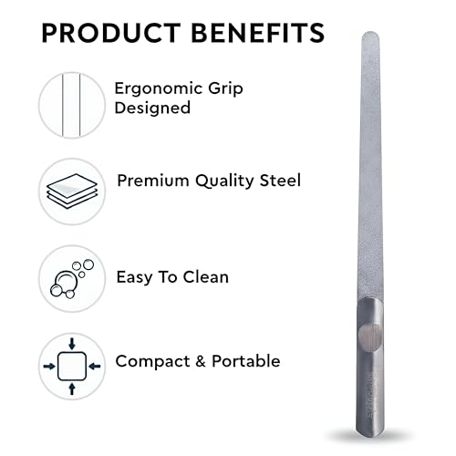 Midazzle Stainless Steel Nail Filer