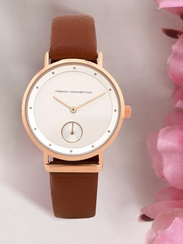 French Connection Silver Dial Analog Watch for Women-FCW09BRL - Image 2