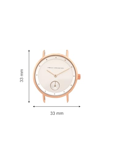 French Connection Silver Dial Analog Watch for Women-FCW09BRL - Image 4