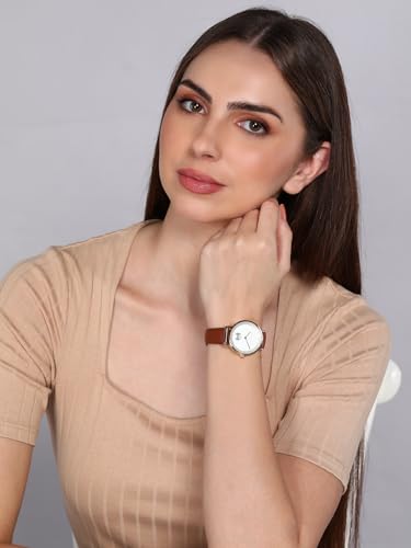 French Connection Silver Dial Analog Watch for Women-FCW09BRL - Image 6