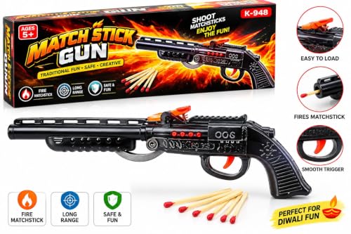 Matchstick Toy Gun for Kids