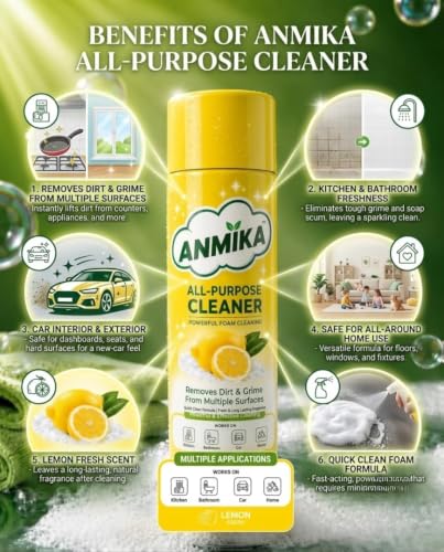 All-Purpose Cleaner Foam Spray, Lemon