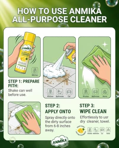 All-Purpose Cleaner Foam Spray, Lemon