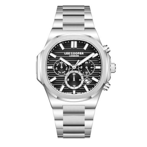 Lee Cooper Multifunction Black Square Dial Men's Watch - LC08272.350