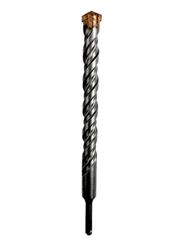 Jon Bhandari Tools 25mm x 250mm SDS Rotary Hammer Drill Bit Set – Heavy Duty Carbide Tipped Concrete & Masonry Drill Bits for Brick, Cement, Stone, Wall – Pack of 1