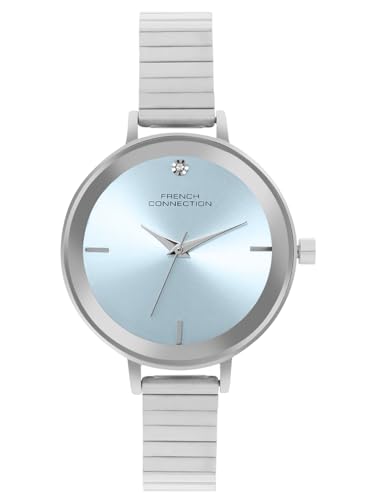 French Connection Éclat Teal Round Dial Womens Analogue Watch FCN074SM