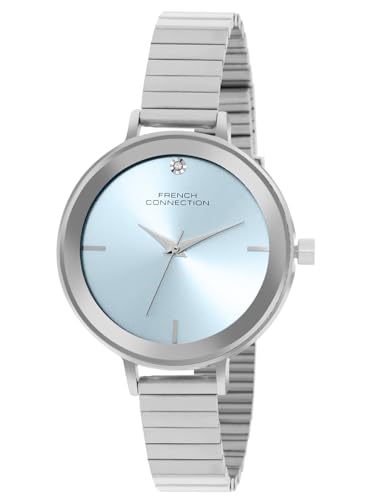 French Connection Éclat Teal Round Dial Womens Analogue Watch FCN074SM - Image 3