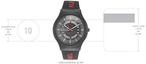 Daniel Klein Analog Gunmetal Dial Men's Watch-DK.1.12275-6 - Image 3