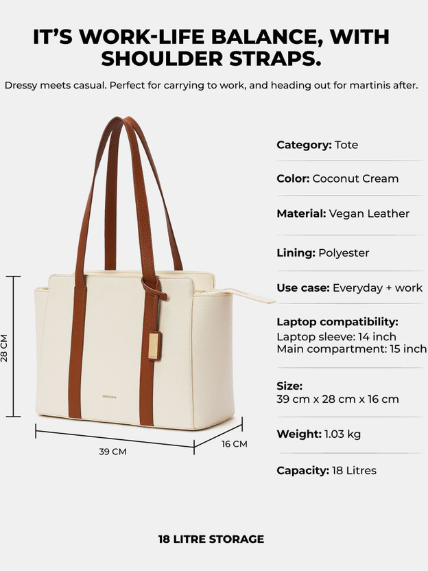 Mokobara Women White Tote - Image 3