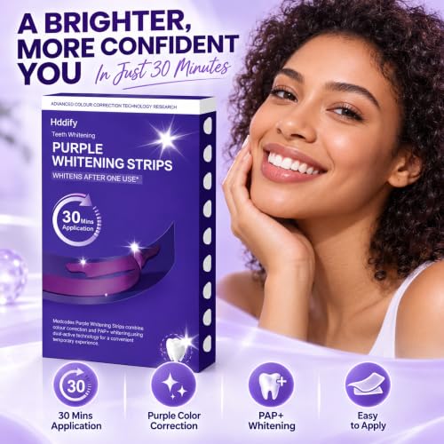Purple Teeth Whitening Strips PAP