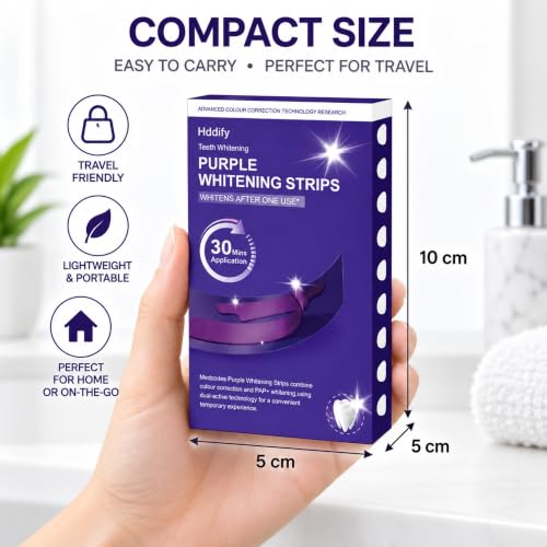 Purple Teeth Whitening Strips PAP