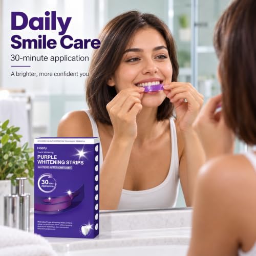 Purple Teeth Whitening Strips PAP