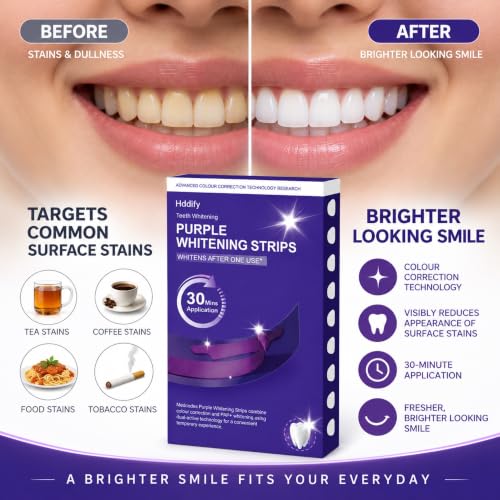 Purple Teeth Whitening Strips PAP