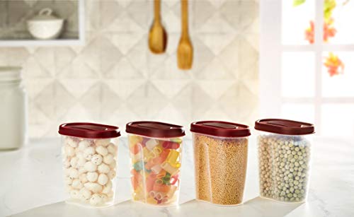 Amazon Brand - Solimo Set of 4 Grocery Jar (450 ml), Red - Image 5