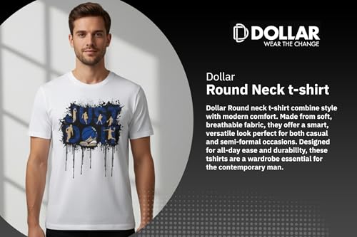 Dollar Club Men’s Cotton Round Neck Printed T-Shirt - Image 6
