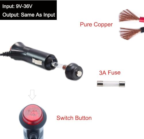 12V/24V Car Cigarette Lighter Power