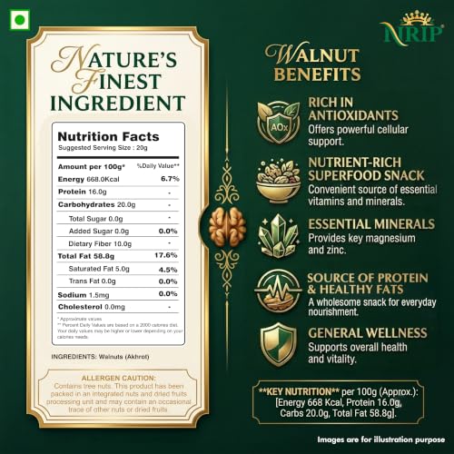 NRIP Premium Walnut Kernels California