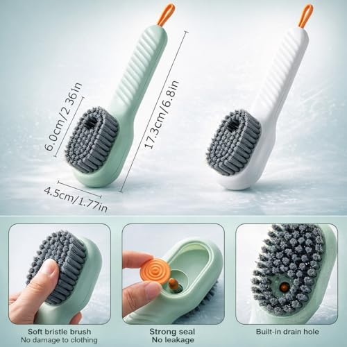 Multipurpose Cleaning Brush with Liquid