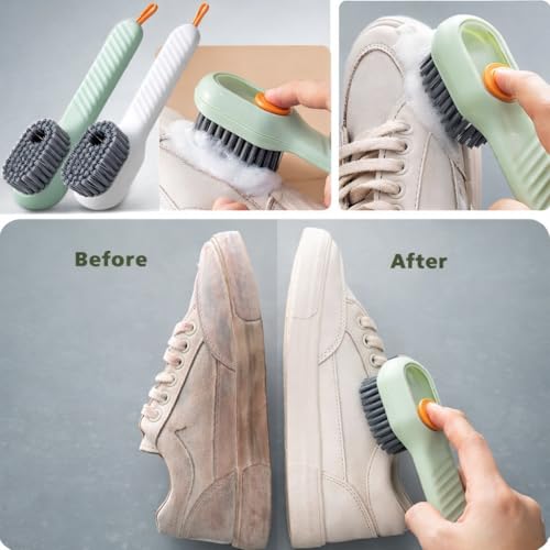 Multipurpose Cleaning Brush with Liquid