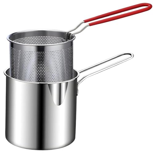 Small Deep Frying with Strainer
