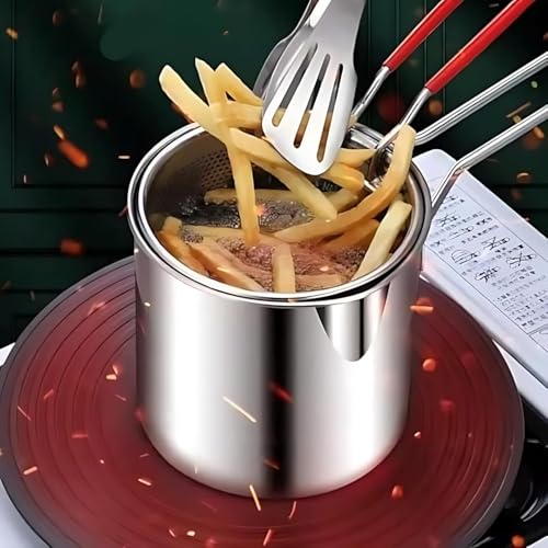 Small Deep Frying with Strainer