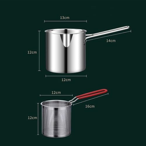 Small Deep Frying with Strainer