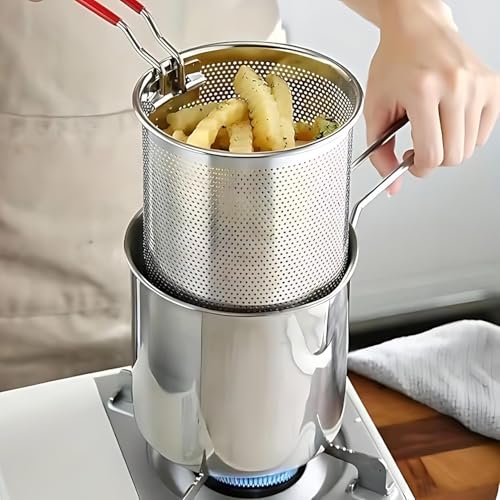 Small Deep Frying with Strainer