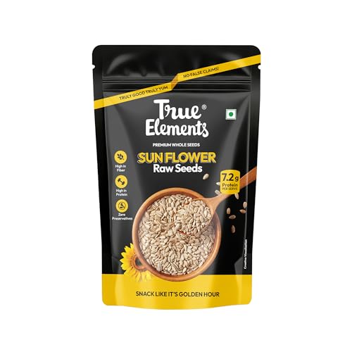 True Elements Raw Sunflower Seeds 250g - Vitamin E Rich Super Seeds