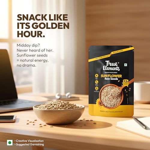 True Elements Raw Sunflower Seeds 250g - Vitamin E Rich Super Seeds - Image 6