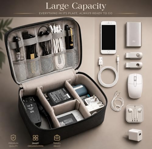 SaleOn Cable Organizer Case Bag