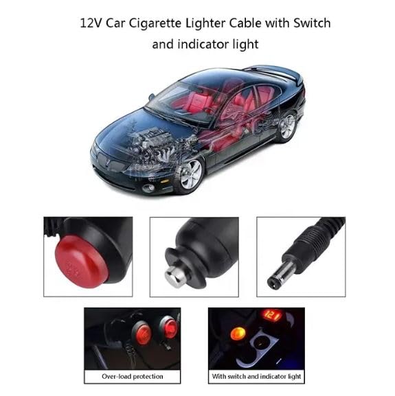 CLOUDSALE 12V/24V Car Cigarette Lighter