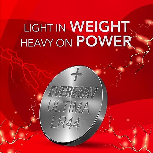 Eveready Ultima Alkaline Coin Battery 1.5V, LR44, Pack of 10 - Image 5