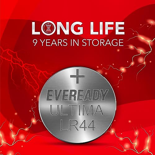 Eveready Ultima Alkaline Coin Battery 1.5V, LR44, Pack of 10 - Image 6