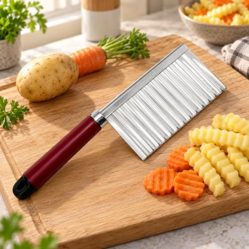 Crinkle Cutter for Vegetables, Wavy