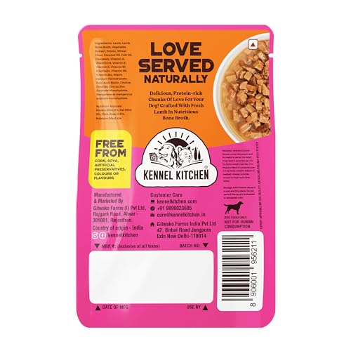 Kennel Kitchen Lamb Chunks