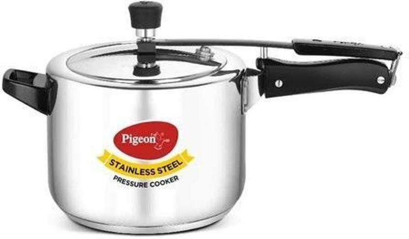 Pigeon Inox Stainless Steel Pressure Cooker 3L Induction Bottom 3 - Image 3