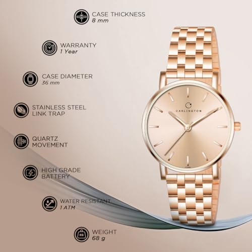 Carlington Iconic Analog Watches