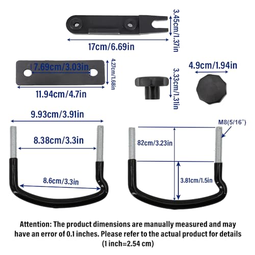 Roof Box U-Bolt Clamps/Roof Rack