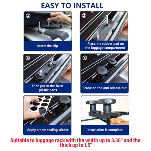 Roof Box U-Bolt Clamps/Roof Rack