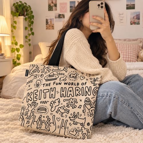 Keith Haring The Fun World of Tote Bag - Image 3