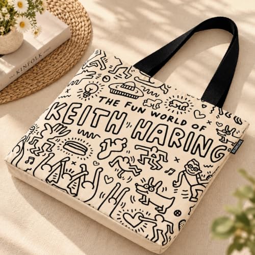 Keith Haring The Fun World of Tote Bag - Image 4