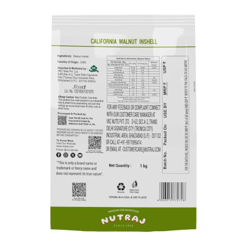 Nutraj California Inshell Walnuts,Raw 1000g - Image 3