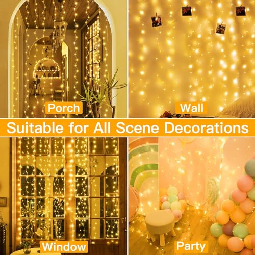 One94Store Fairy Curtain String Lights