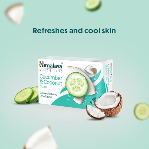 Himalaya Refreshing Cucumber Soap and Coconut Soap, 125g - Image 4