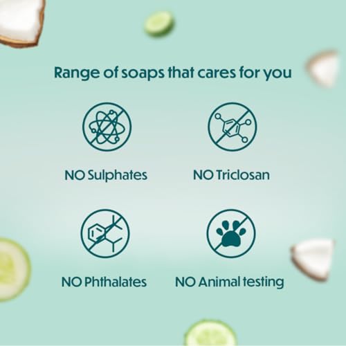 Himalaya Refreshing Cucumber Soap and Coconut Soap, 125g - Image 6