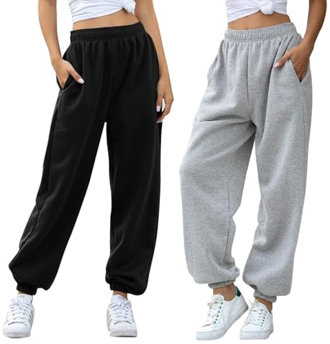Q - RIOUS Women Sweatpants, Relaxed Fit