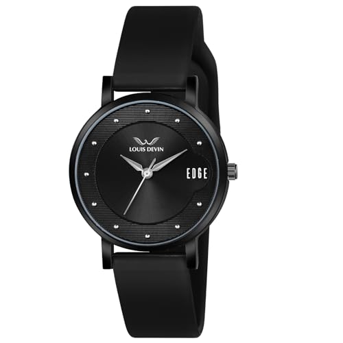 LOUIS DEVIN Silicone Strap Analog