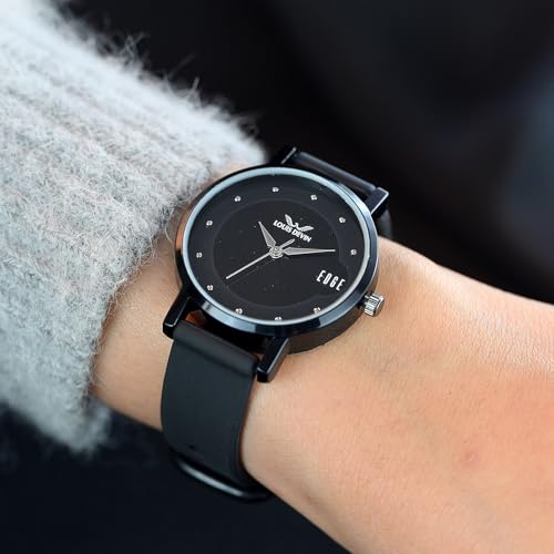 LOUIS DEVIN Silicone Strap Analog